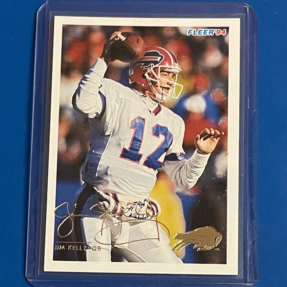 Jim Kelly #43 1994 Fleer Football Trading Card